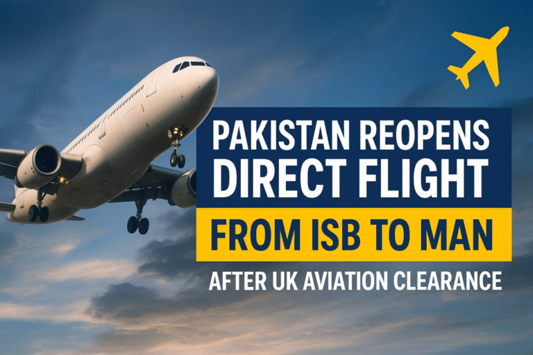 Pakistan Reopens Direct Flight